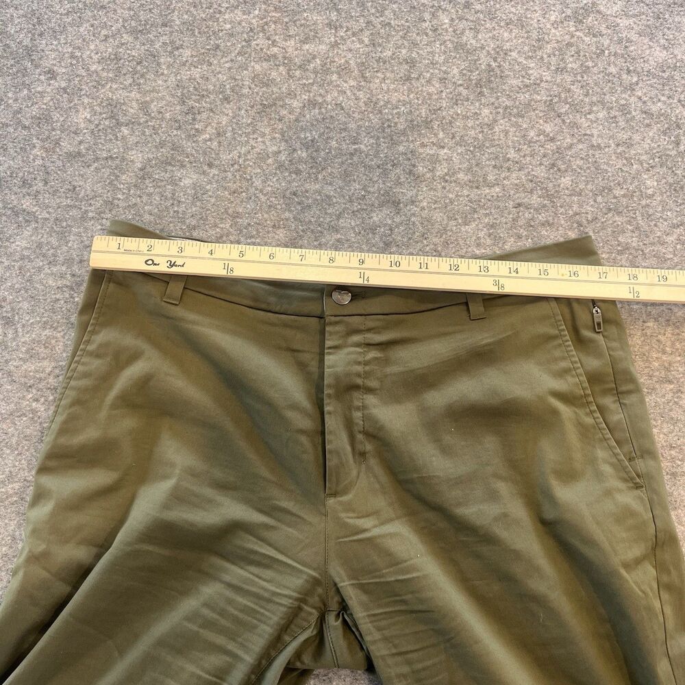 Birddogs Men’s  Stretch Performance Pants Olive Green Size 34x34 - Picture 5 of 9
